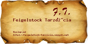 Feigelstock Tarzícia névjegykártya